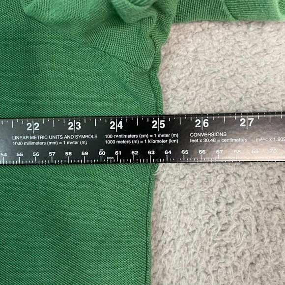 Eddie Bauer Shirt Mens XL Green Heavyweight Rugby Short Sleeve Casual Polo - Picture 7 of 9